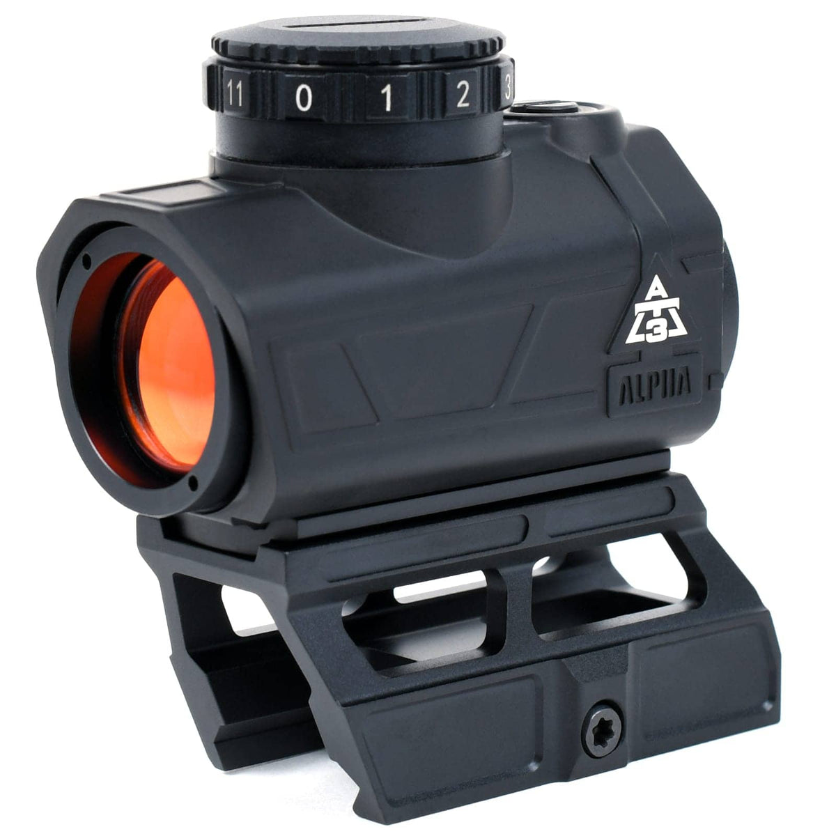 Open Box Return - AT3™ ALPHA Micro 2 MOA Red Dot Sight - Shake Awake - Cantilever Riser Mount