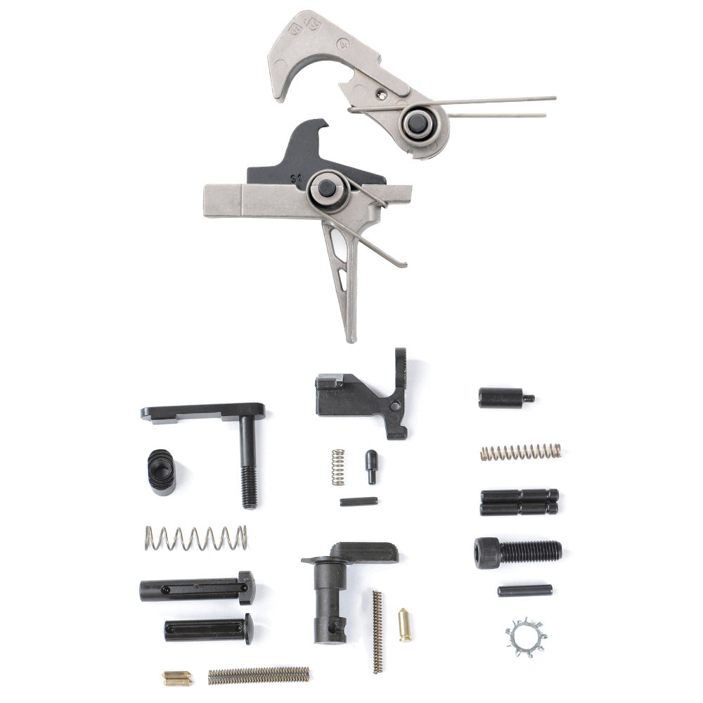 AT3™ AR-15 Enhanced Lower Parts Kit with 5lb Single Stage Nickel Teflon Trigger