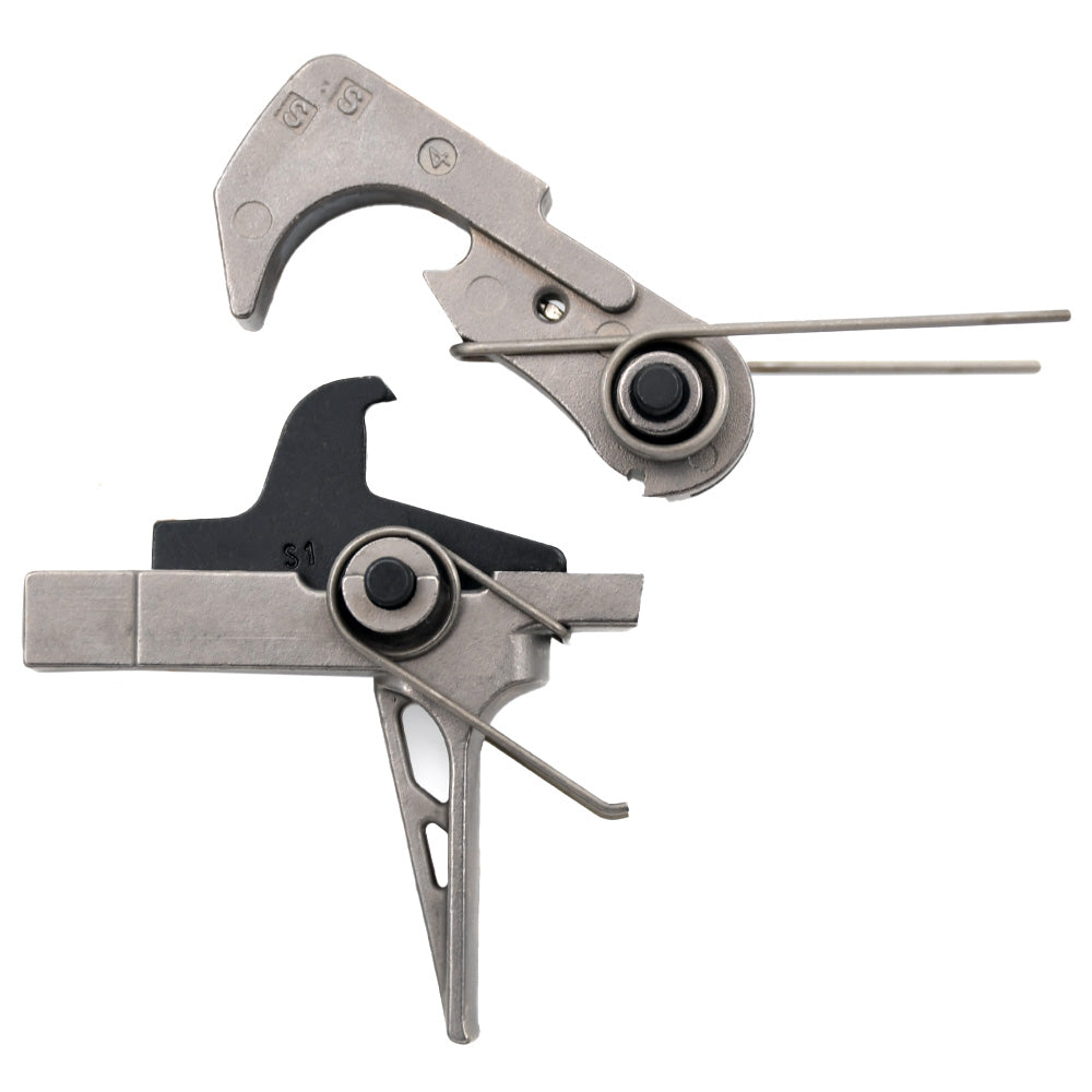 AT3™ Enhanced Nickel Teflon 6lb Single-Stage AR-15 Trigger - Flat or Curved