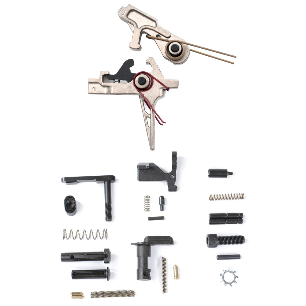 AT3™ 2-Stage AR-15 Lower Parts Kit with 4.5lb Nickel Boron Trigger - No Grip or Trigger Guard