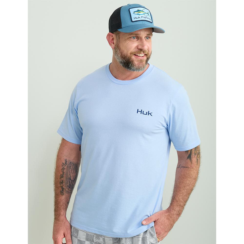 HUK KC BADGE SERIES TEE WINDSURFER SS S