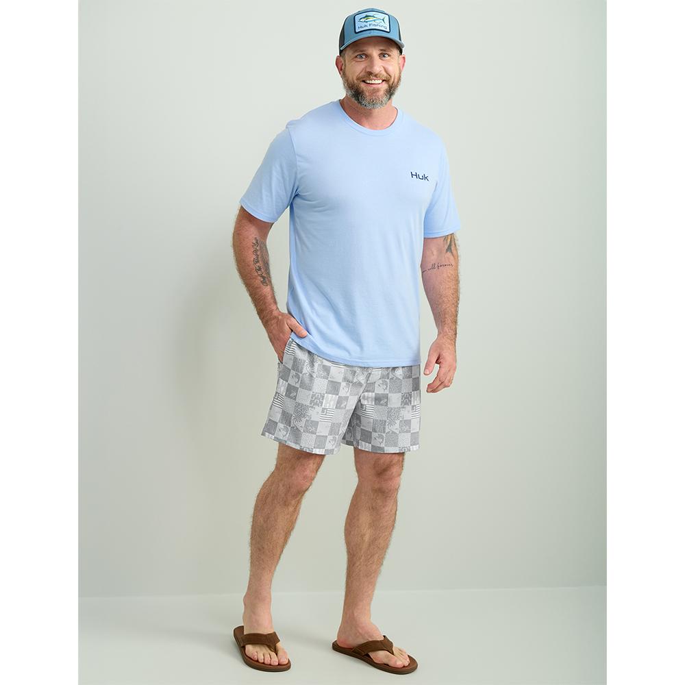 HUK KC BADGE SERIES TEE WINDSURFER SS M