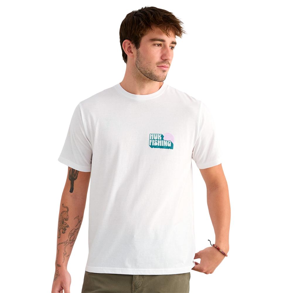 BAIT 'N FETCH SS TEE WHITE SIZE S