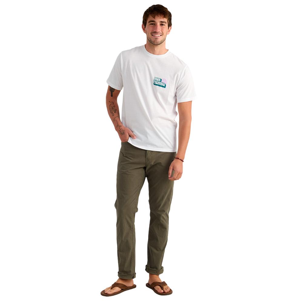 BAIT 'N FETCH SS TEE WHITE SIZE S