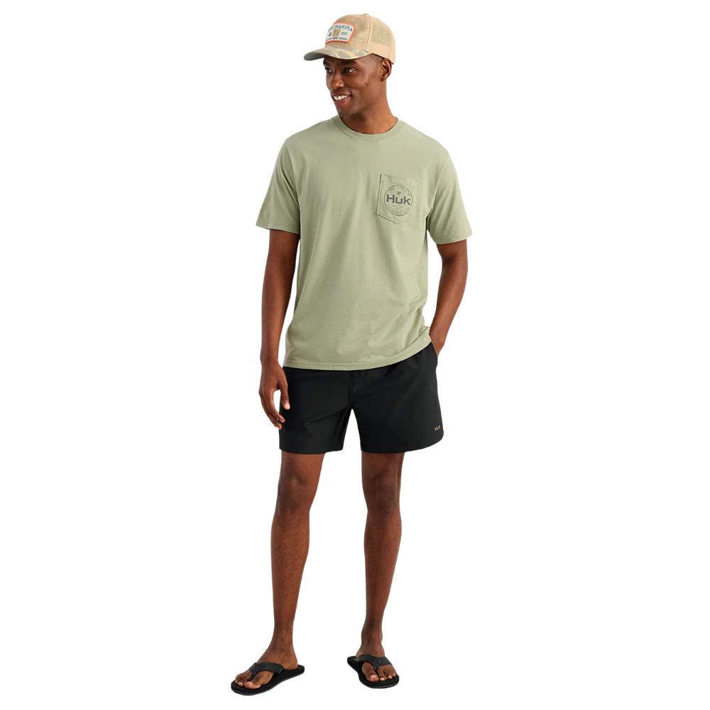 MARLIN CIRCLE SS POCKET TEE SEAGRASS SIZE XL
