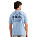 MARLIN CIRCLE SS POCKET TEE CERULEAN SIZE S