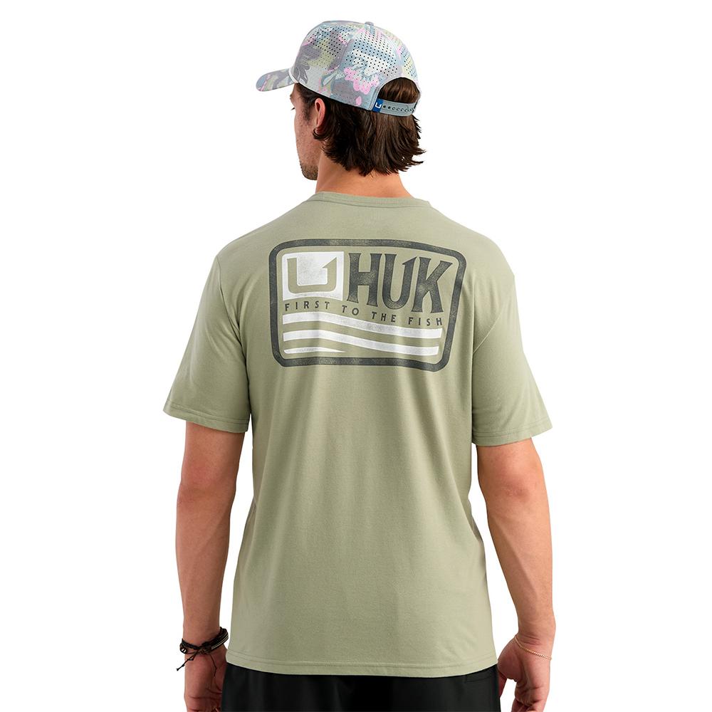 HUK BORN WAVE SS TEE SEAGRASS SIZE S