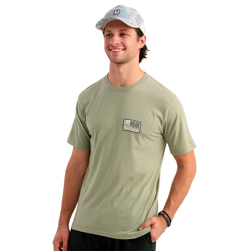 HUK BORN WAVE SS TEE SEAGRASS SIZE S