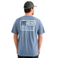 HUK BORN WAVE SS TEE STORMY BLUE SIZE S