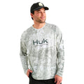 PURSUIT MOSSY OAK PRINTED LS CREW SEAGRASS SIZE S