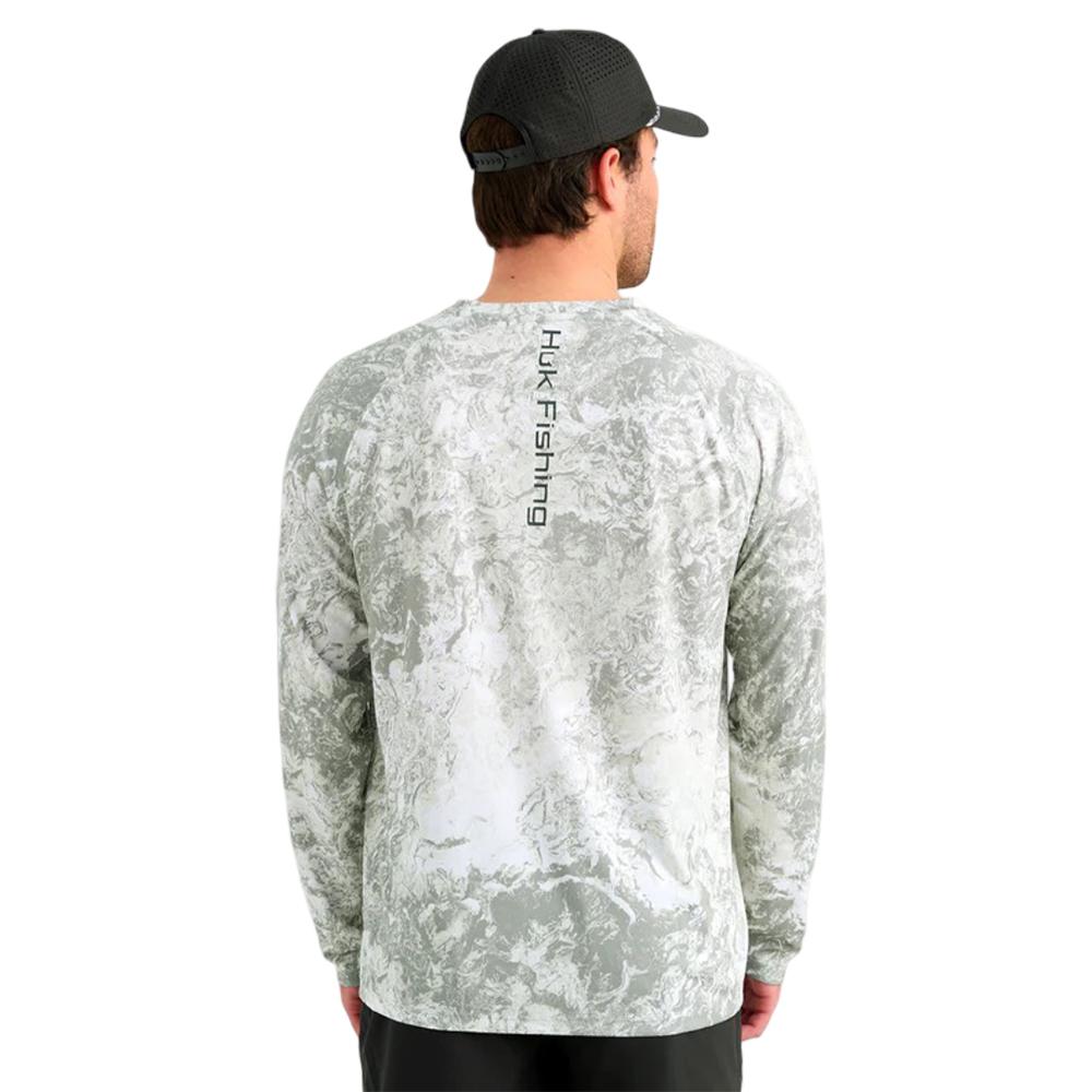 PURSUIT MOSSY OAK PRINTED LS CREW SEAGRASS SIZE S