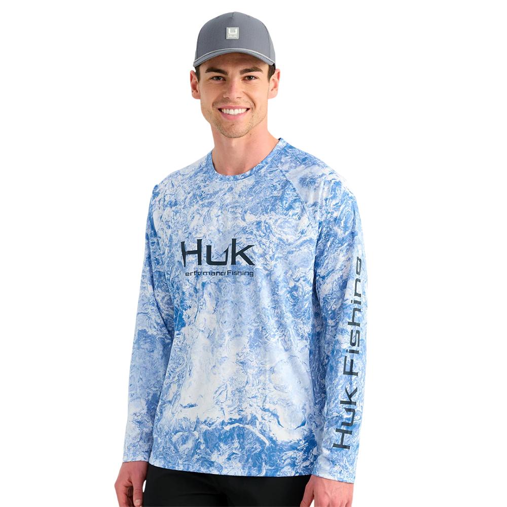 PURSUIT MOSSY OAK PRINTED LS CREW REGATTA SIZE S
