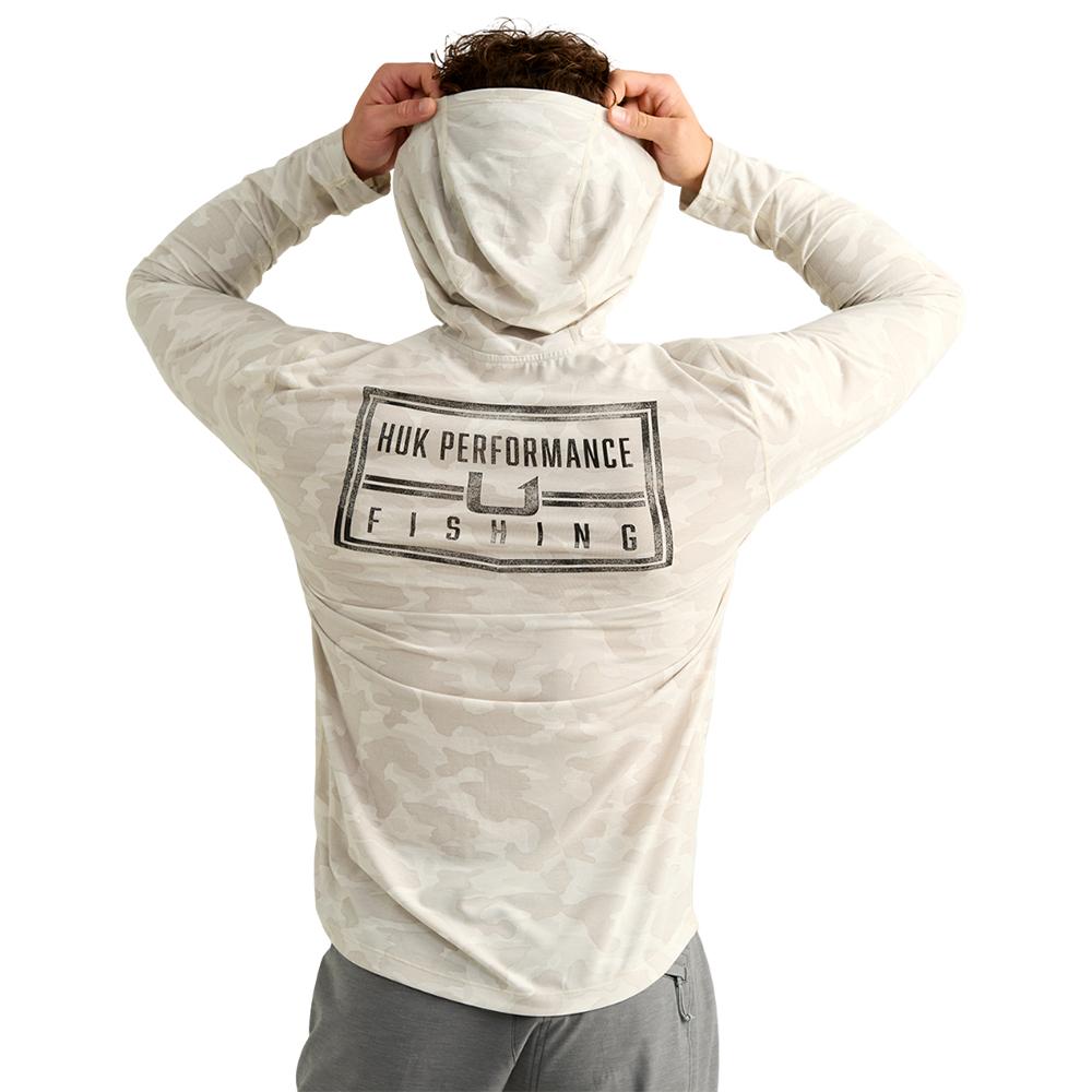 DRIFT PRINTED HOODIE SILVER BIRCH SIZE S