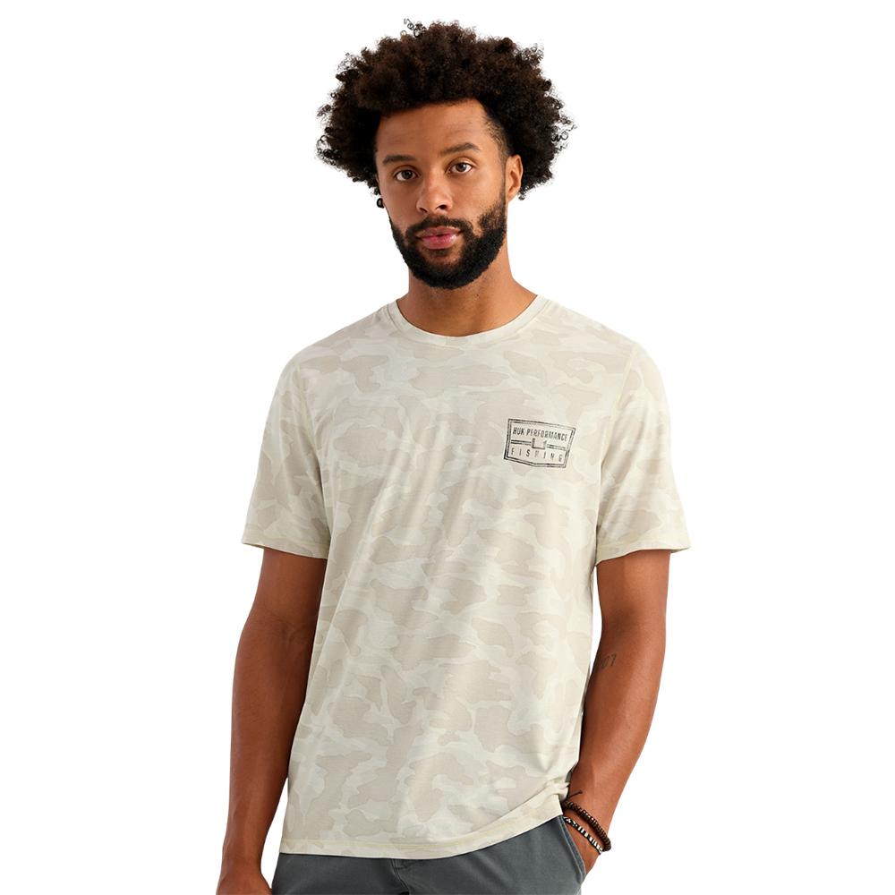 DRIFT PRINTED SS CREW SILVER BIRCH SIZE S