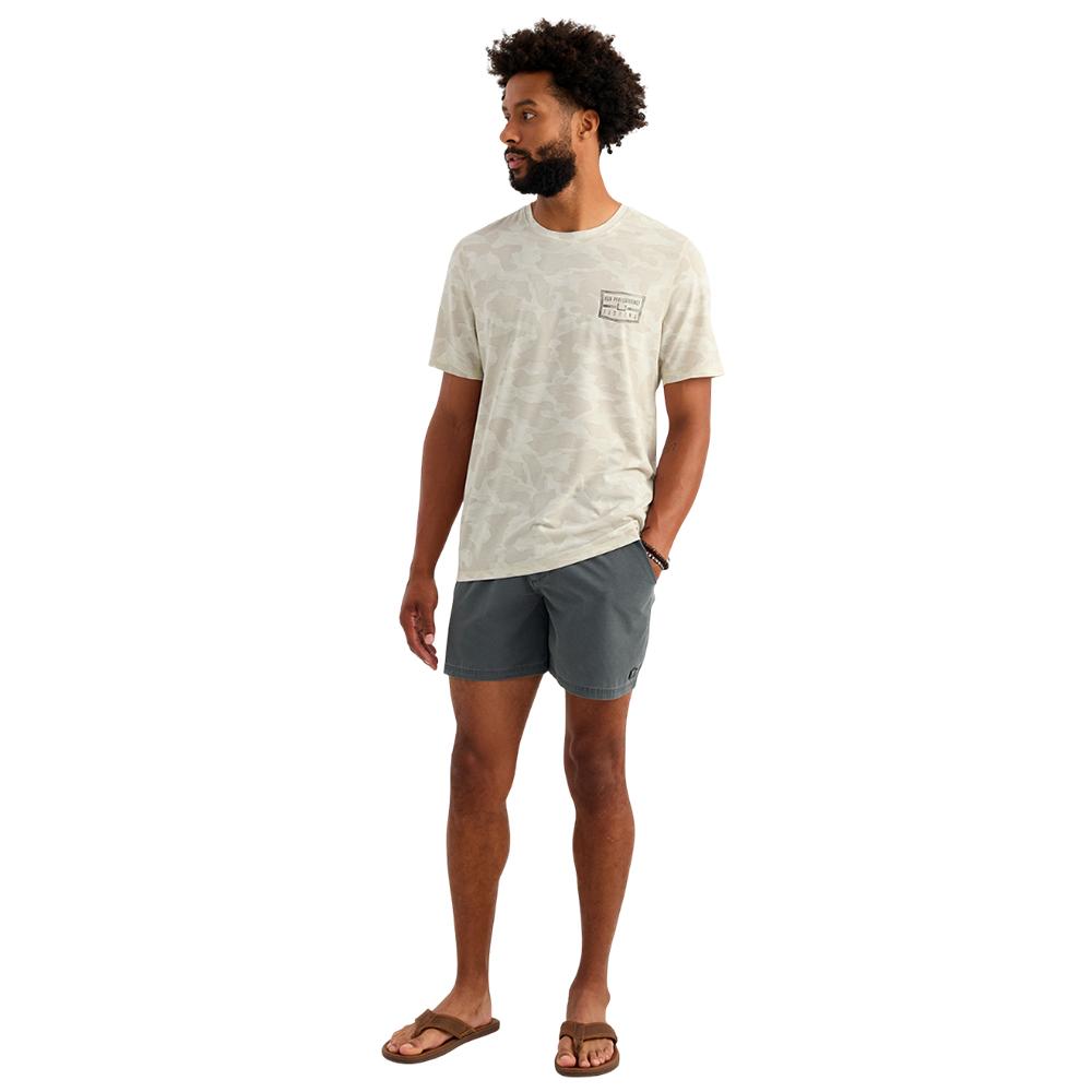 DRIFT PRINTED SS CREW SILVER BIRCH SIZE M