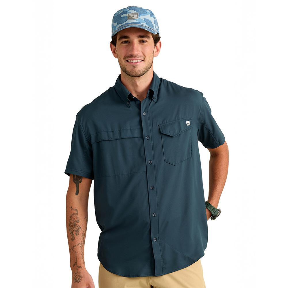 TIDEPOINT SS SHIRT SEA STORM SIZE S