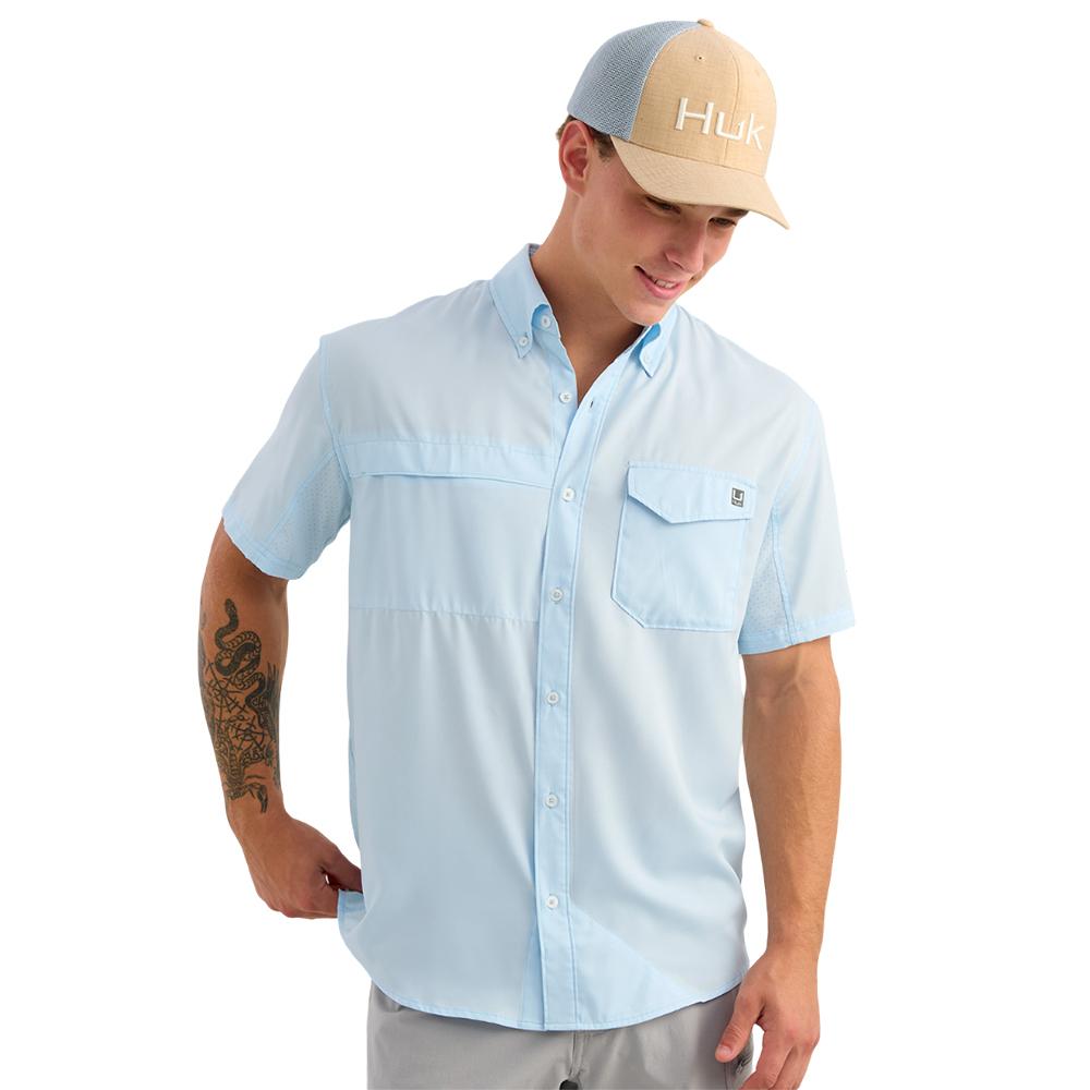 TIDEPOINT SS SHIRT COASTAL DRIFT SIZE S