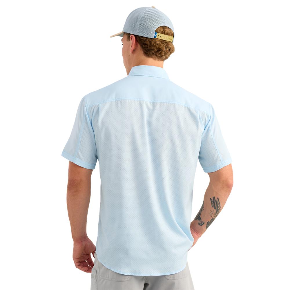 TIDEPOINT SS SHIRT COASTAL DRIFT SIZE L