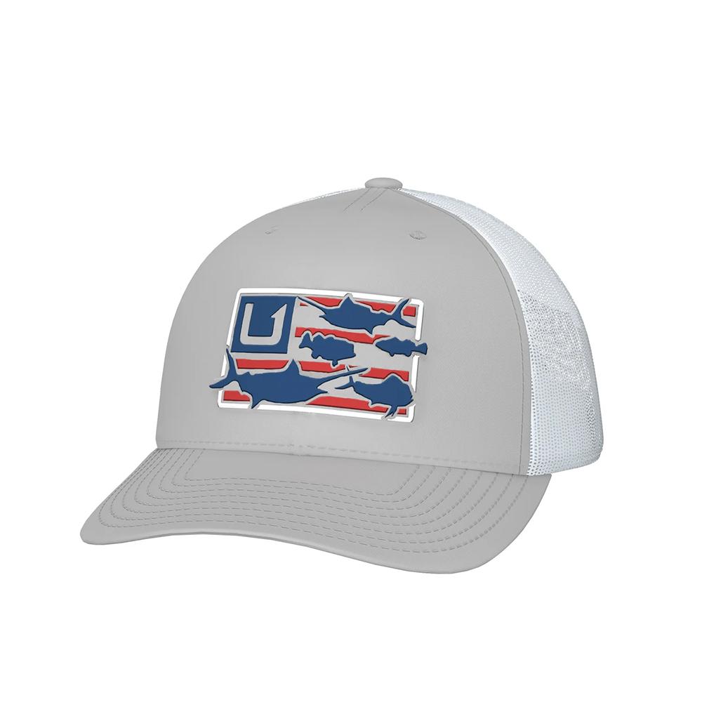 HUK TROPHY FLAG TRUCKER HAT