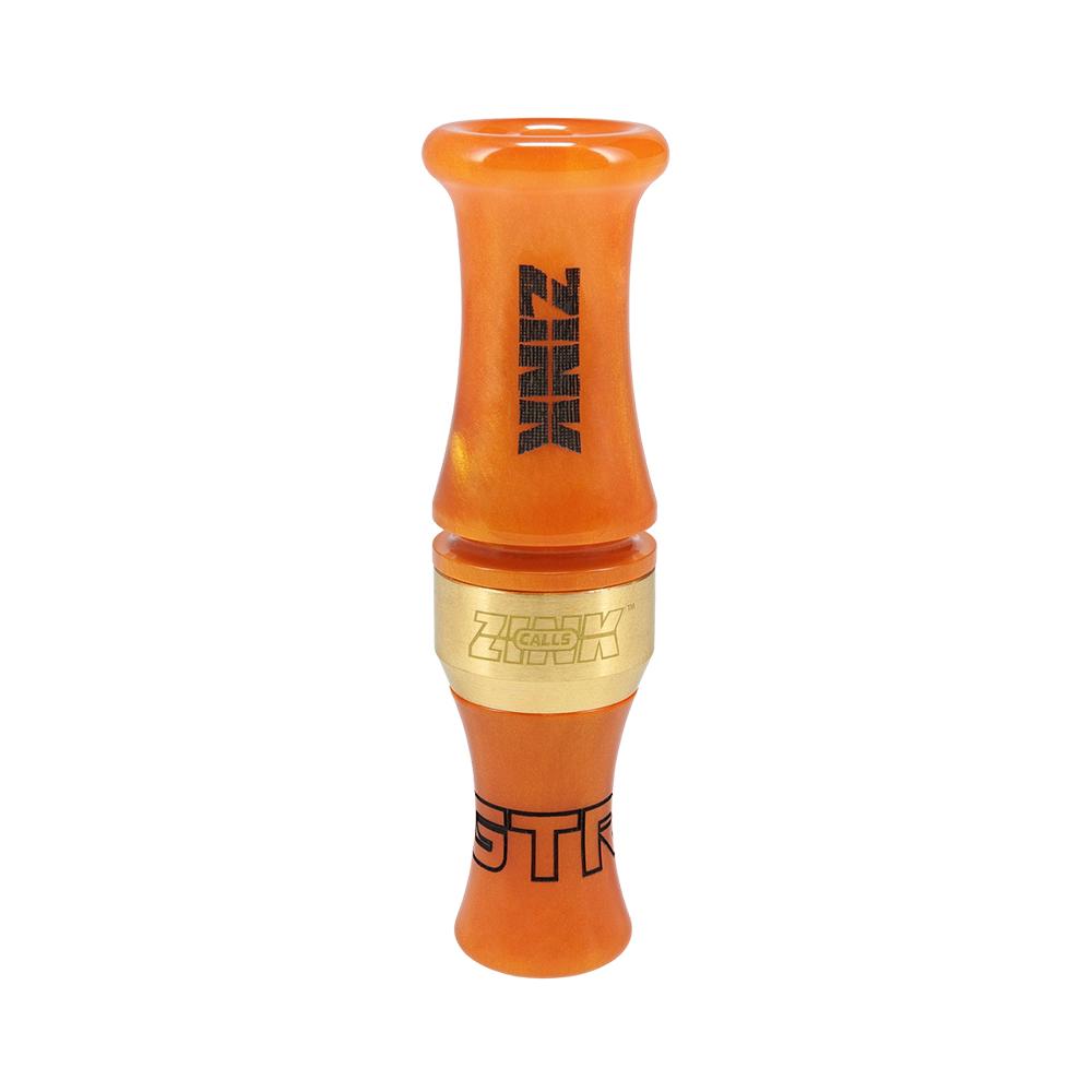 ZINK DUCK CALL GREEN TOP ROCKER / ORANGE MARBLEADE