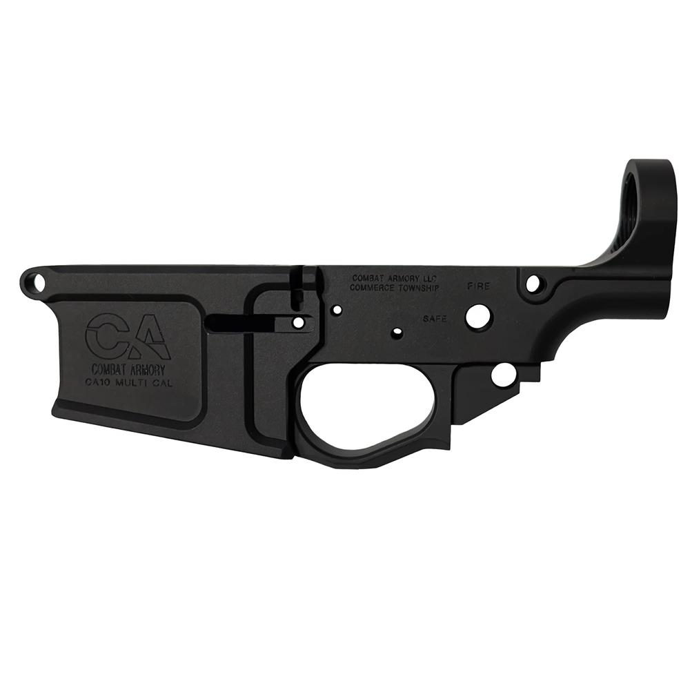 Stripped CA10 Lower (AR10) Black Ano 7075