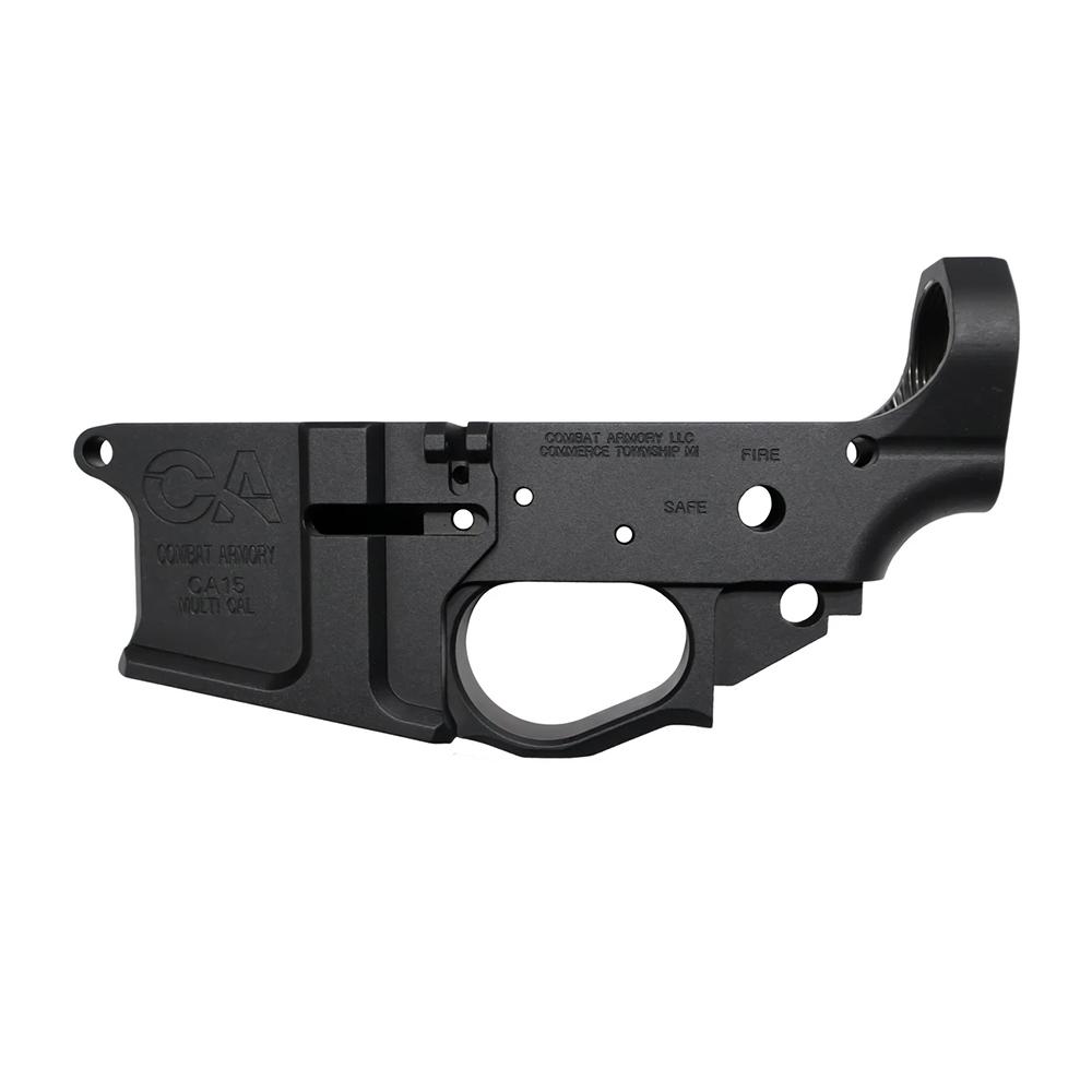 Stripped CA15 Lower (AR15) Black Ano 7075