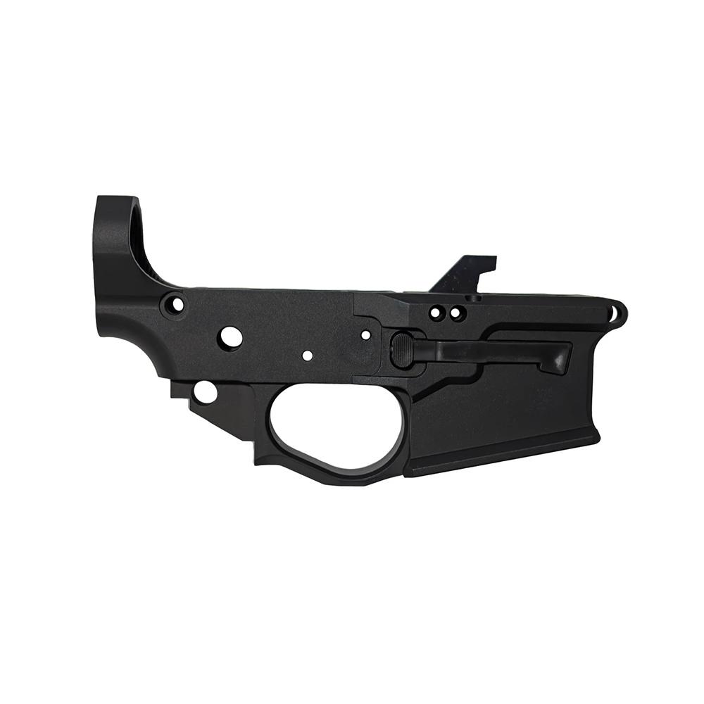 Stripped CA9 Lower With Mag Release & Ejector (AR9) Black Ano 7075