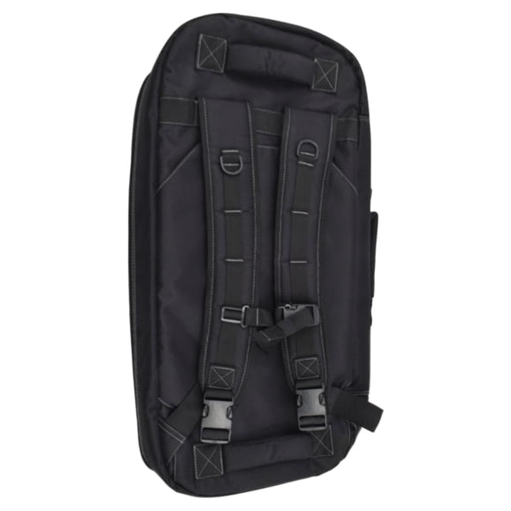 FRAME 28 AR PISTOL / SBR CASE w/ BACKPACK STRAP BLACK / GREY