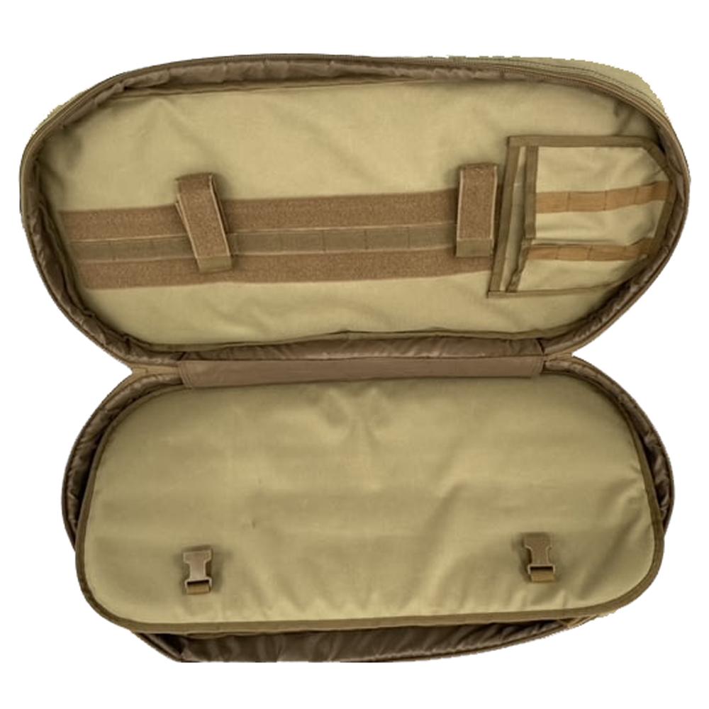FRAME 28 AR PISTOL / SBR CASE w/ BACKPACK STRAP TAN / BLACK
