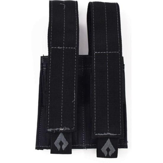 PISTOL DOUBLE MAG POUCH BLACK