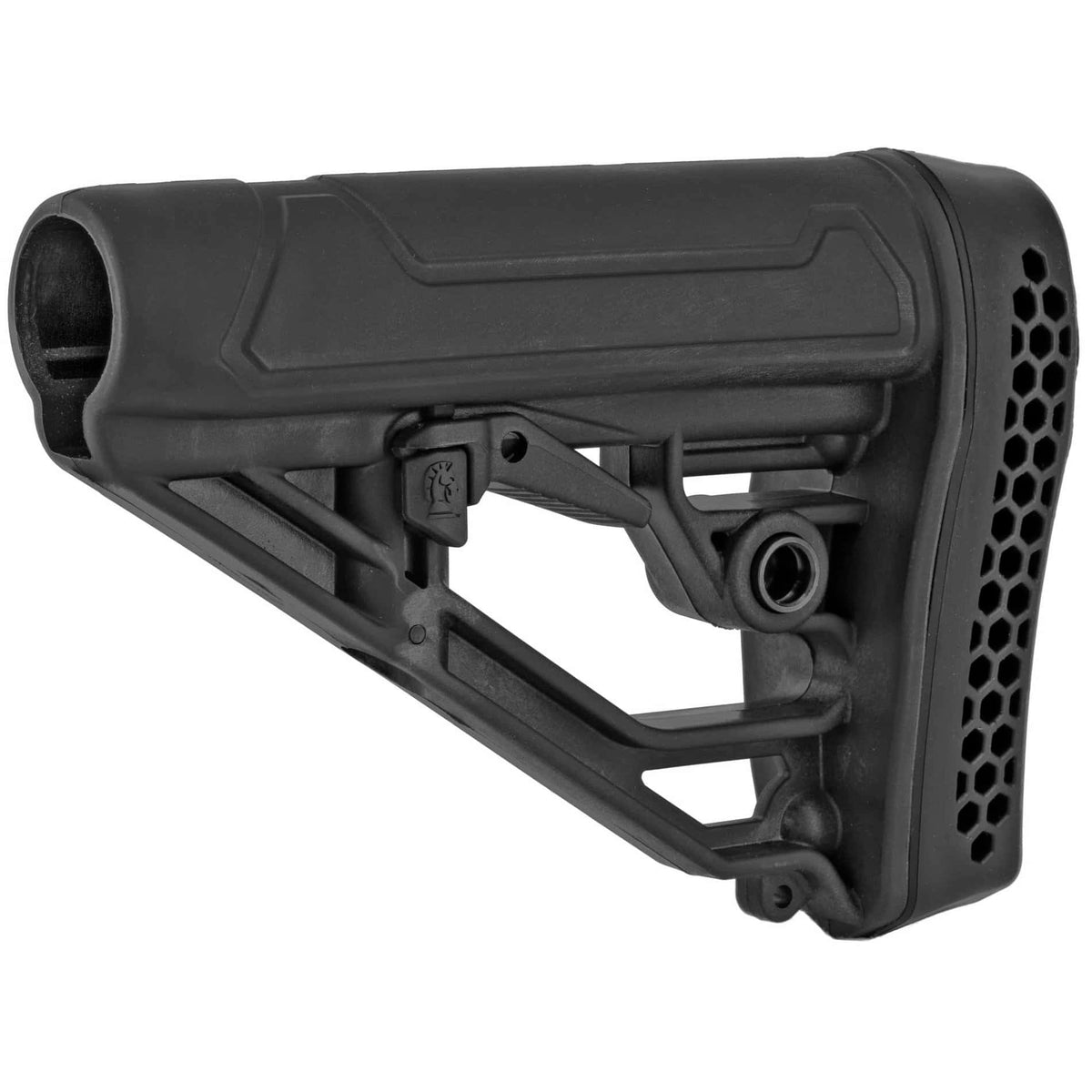 Open Box Return-Adaptive Tactical AR-15/AR-10 Ex-Performance Adjustable Stock - Mil-Spec - Black