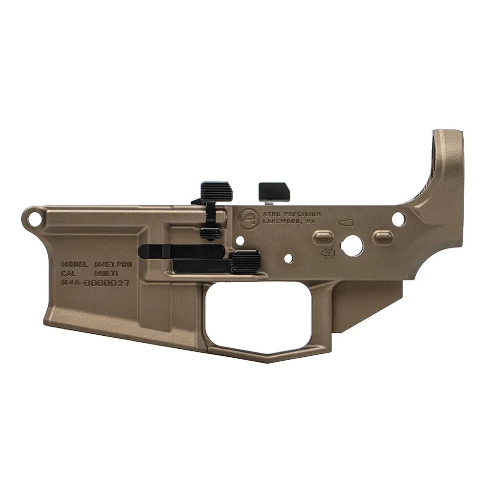 Aero Precision M4E1 Pro Ambidextrous AR-15 Lower Receiver - Multiple Colors