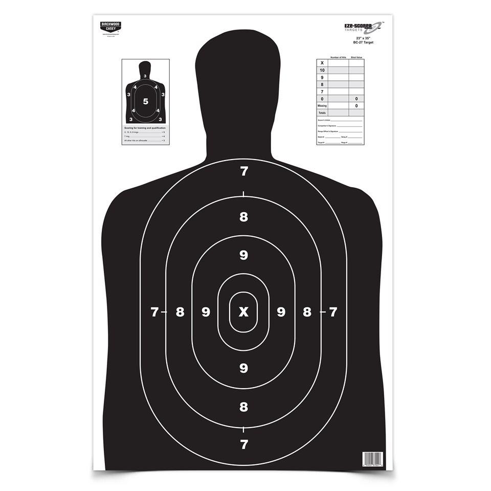 EZE-SCORER 23 X 35 BC27 BLACK - 5 PAPER PK (FOLDED)