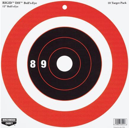 RIGID 12 BULL'S-EYE DH TARGET - 10-PK