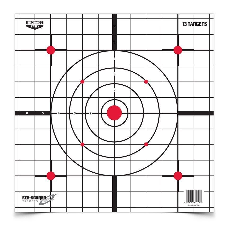 EZE-SCORER 12 SIGHT-IN PAPER TARGET - 13-PK