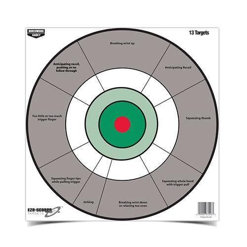 EZE-SCORER 12 HANDGUN TRAINER TARGET - 13-PK