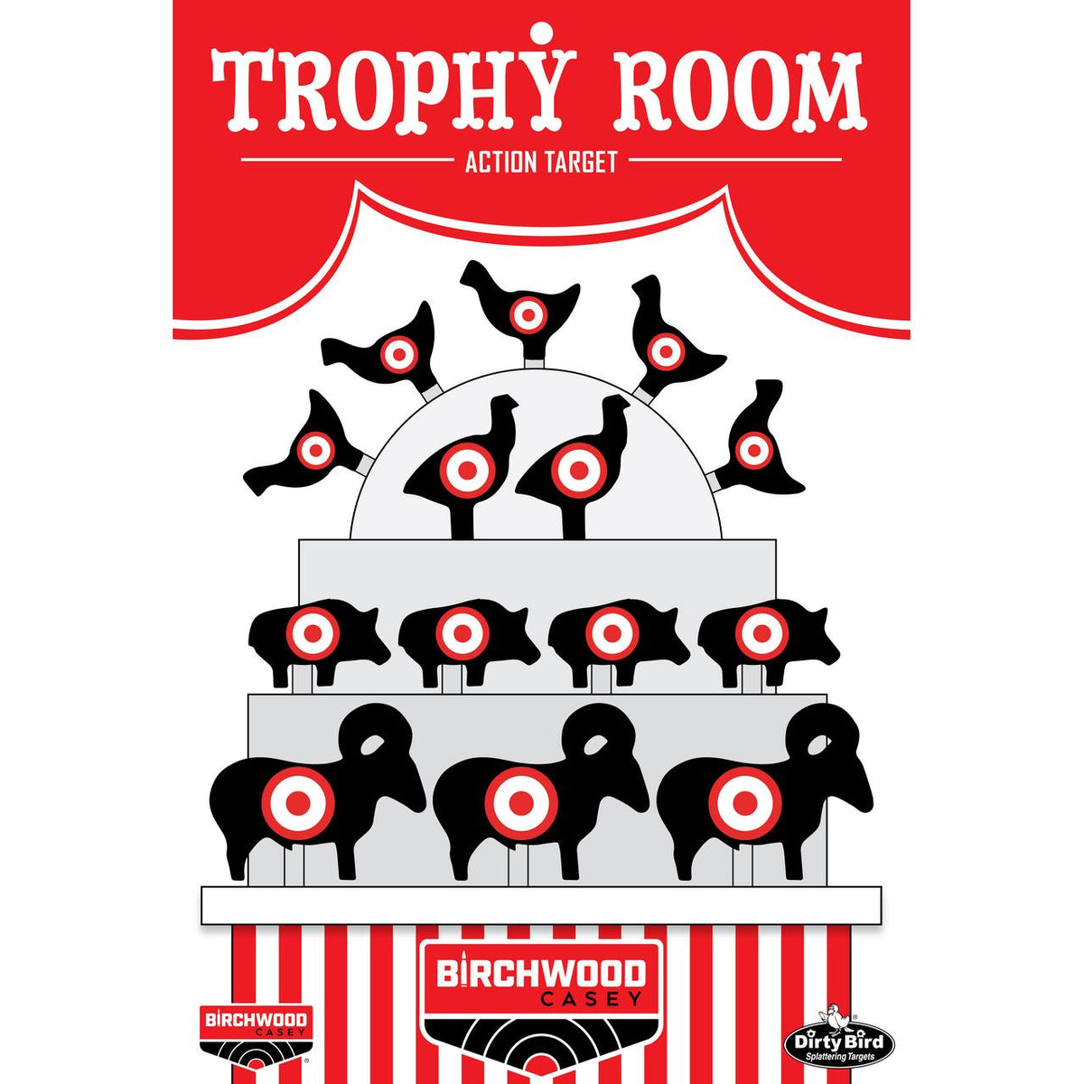 BIRCHWOOD CASEY DIRTY BIRD 12'' X 18'' TROPHY ROOM 6 SHEETS