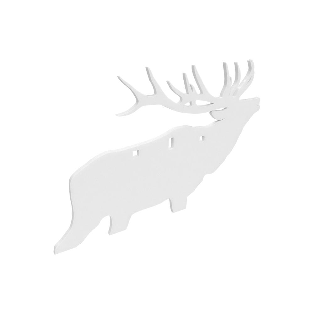 BIRCHWOOD CASEY AR500 38'' SILHOUETTE  3HOLE  ELK