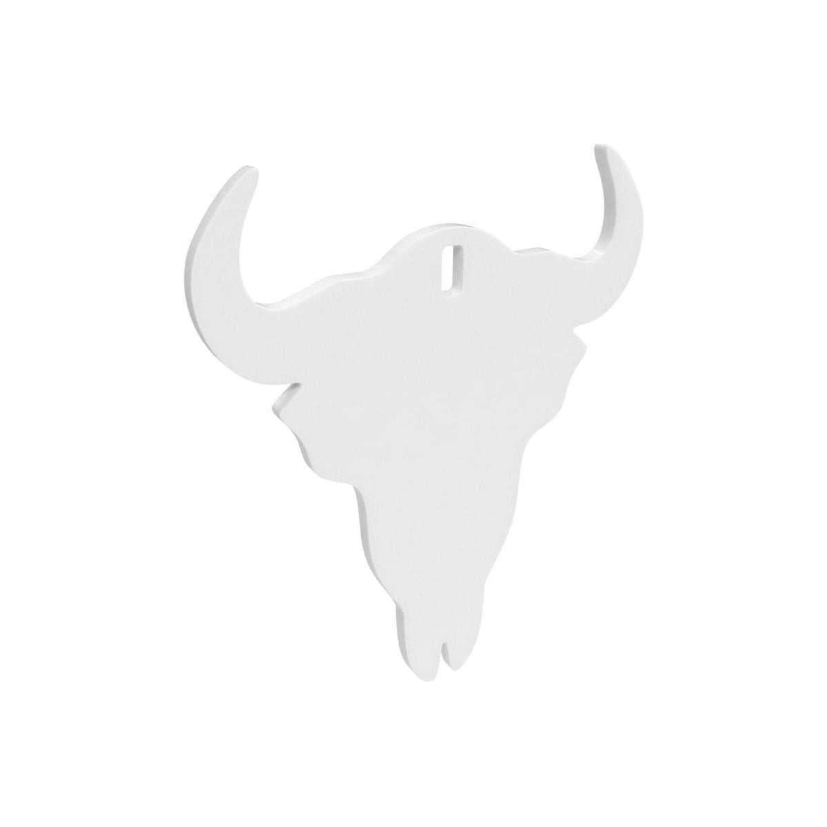 BIRCHWOOD CASEY AR500 38'' SILHOUETTE  1HOLE  SKULL