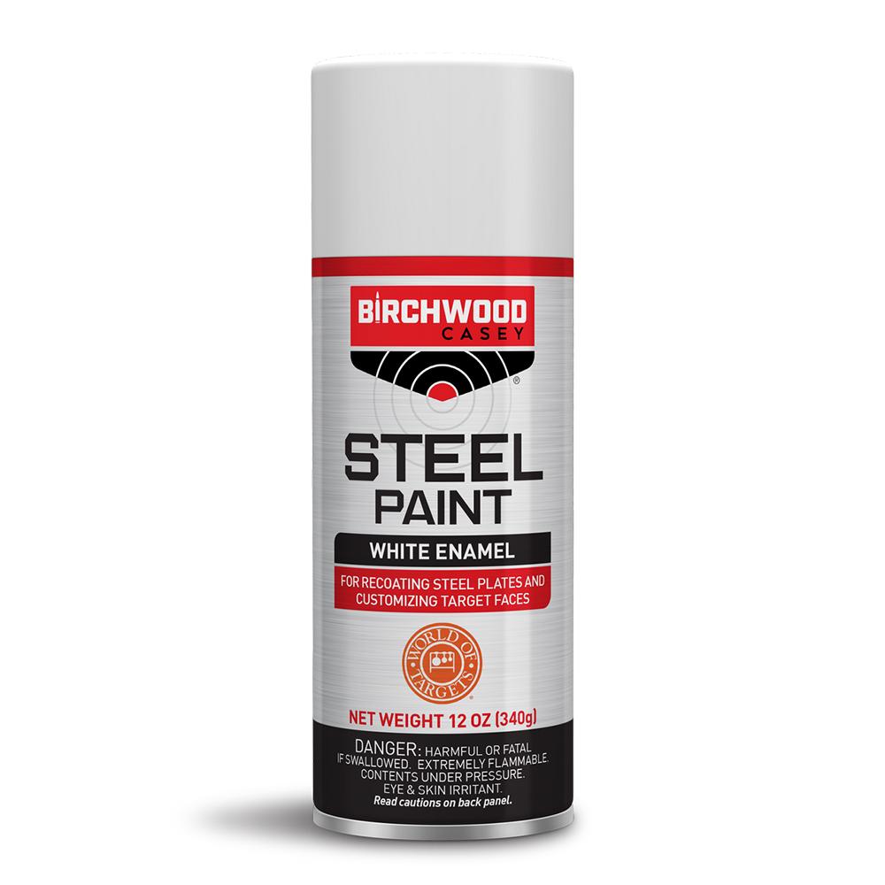 BIRCHWOOD CASEY STEEL TARGET PAINT  WHITE
