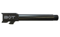 Backup Tactical Barrel, 9MM, Nitride Finish, Black, 1/2X28 Thread Pitch