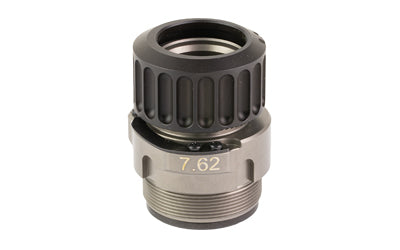 B&T USA SF Titanium HUB Adapter, Surefire to Hub, 7.62 NATO, Gray