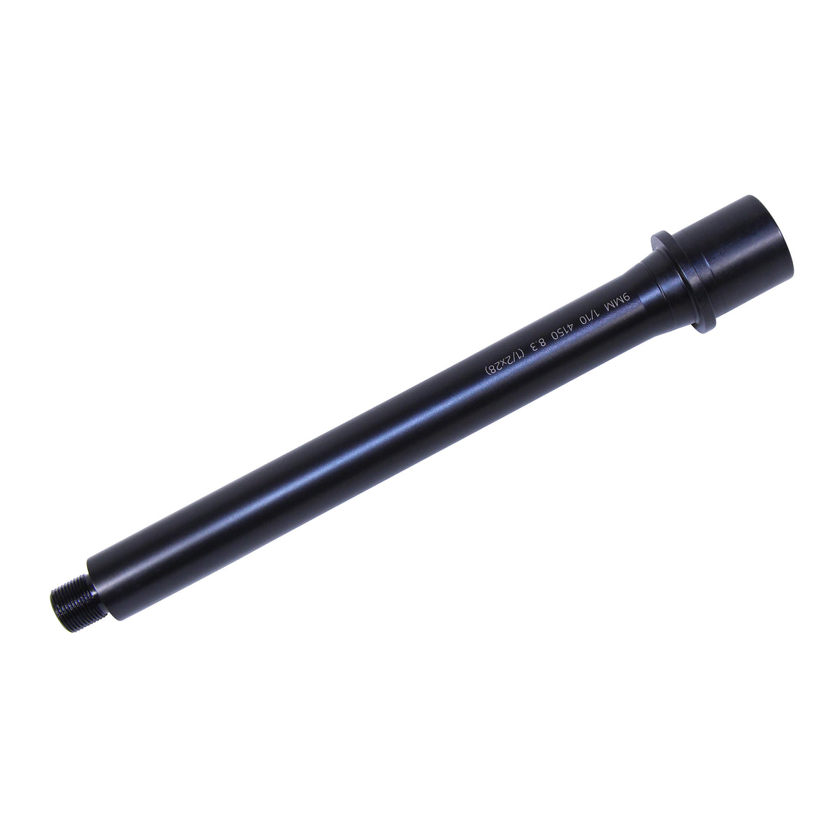 8.3″ 9mm Cal 1:10 Twist 4150 Barrel (1/2 X 28 TPI)