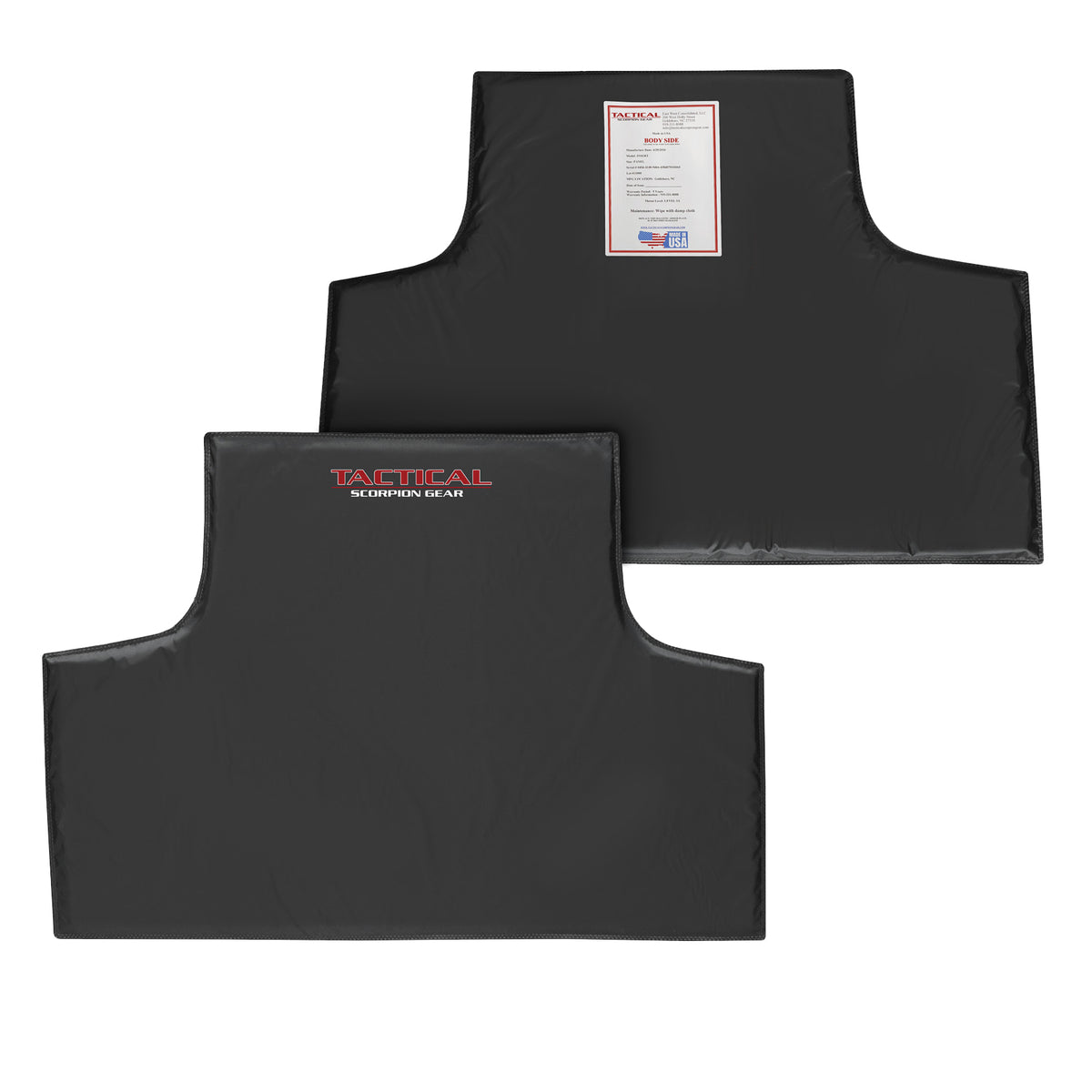 Tactical Scorpion Body Armor Level IIIA Soft Aramid Inserts for Bearcat Carrier
