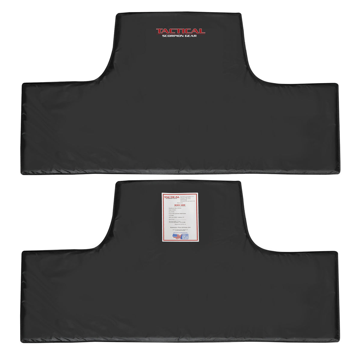 Tactical Scorpion Body Armor Level IIIA Soft Aramid Inserts for Bearcat Carrier