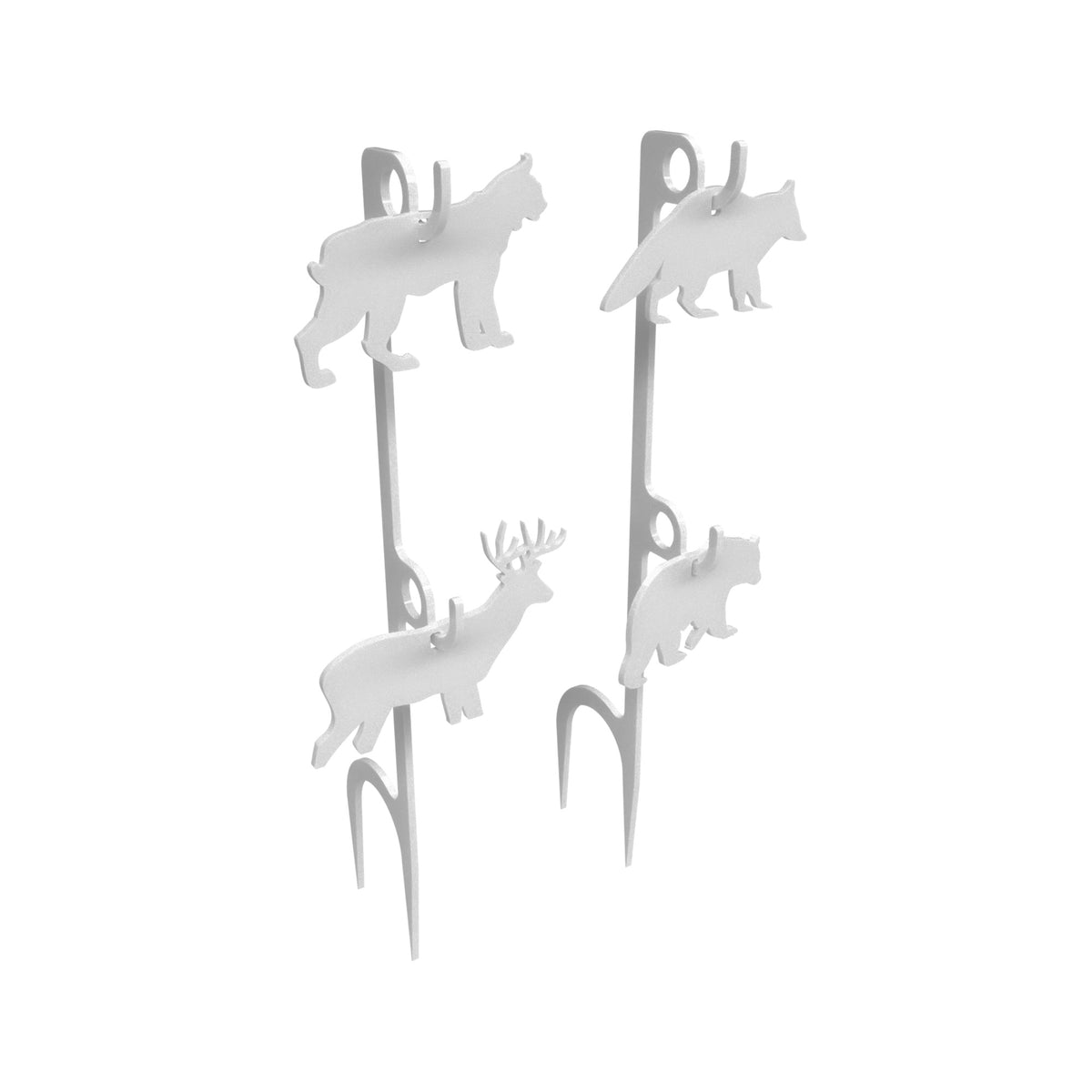 Birchwood Casey AR500 Gong, Rimfire Target Set, 1/4", 1-Hole, White