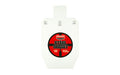 B/C 1/3 IPSC SILHOUETTE TARGET WHT