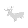 Birchwood Casey AR500 Gong, Deer Silhouette Target, 3/8", 3-Hole, White