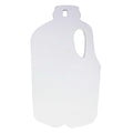Birchwood Casey AR500 Gong, Milk Jug Silhouette Target, 3/8", 1-Hole, White