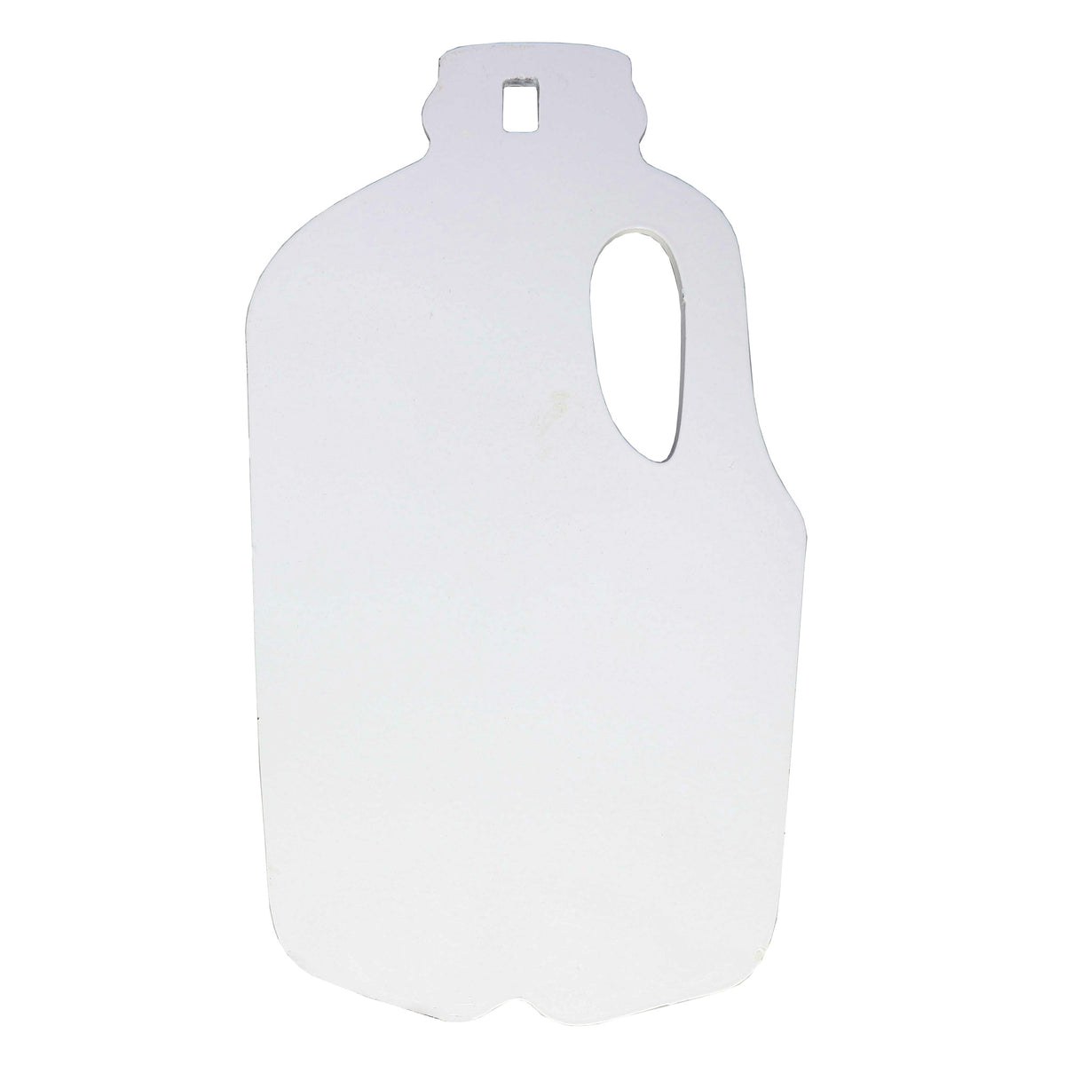 Birchwood Casey AR500 Gong, Milk Jug Silhouette Target, 3/8", 1-Hole, White